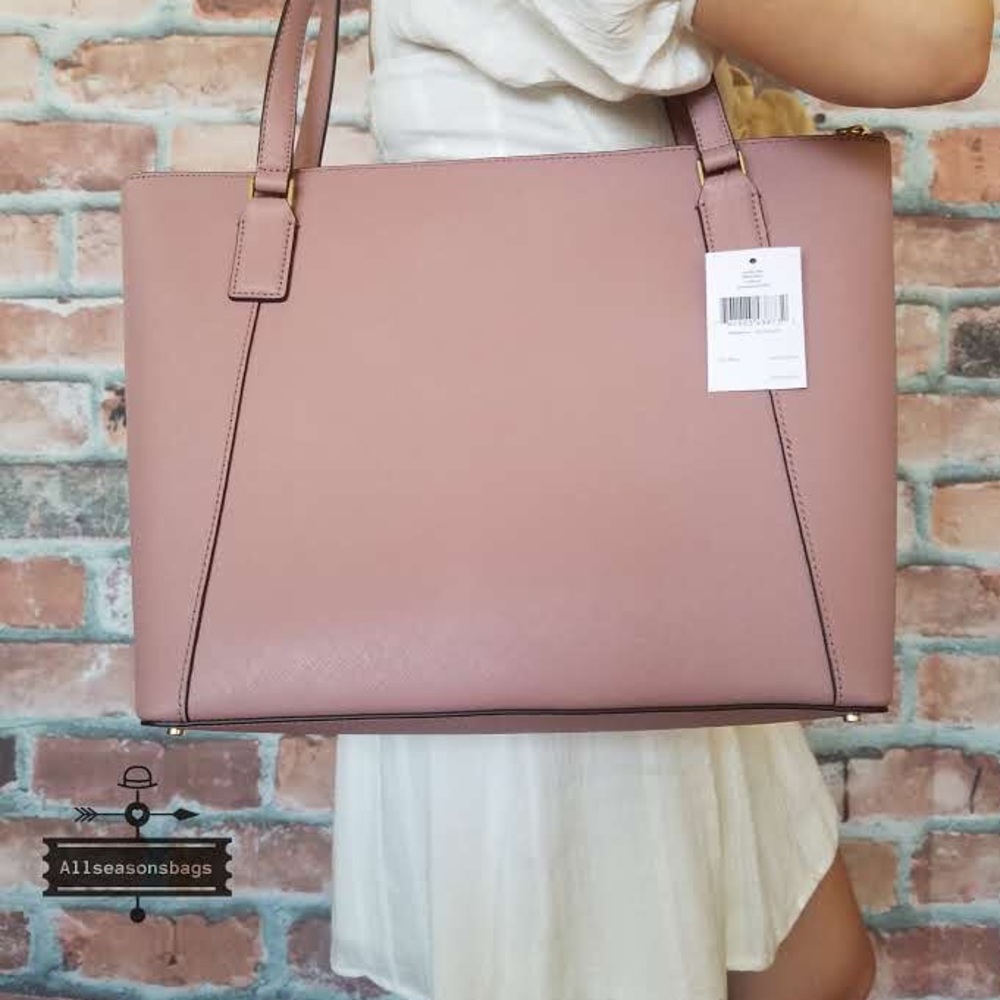 Kate spade LARGE Cameron pocket tote solid PEONY - Picture 4 of 7